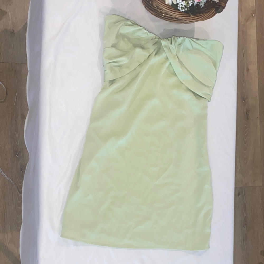 Princess Polly Strapless Light Green Dress